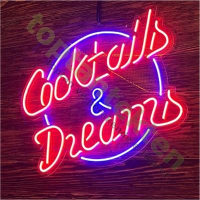 Cocktails & Dreams Led Neon İç Mekan Tabela